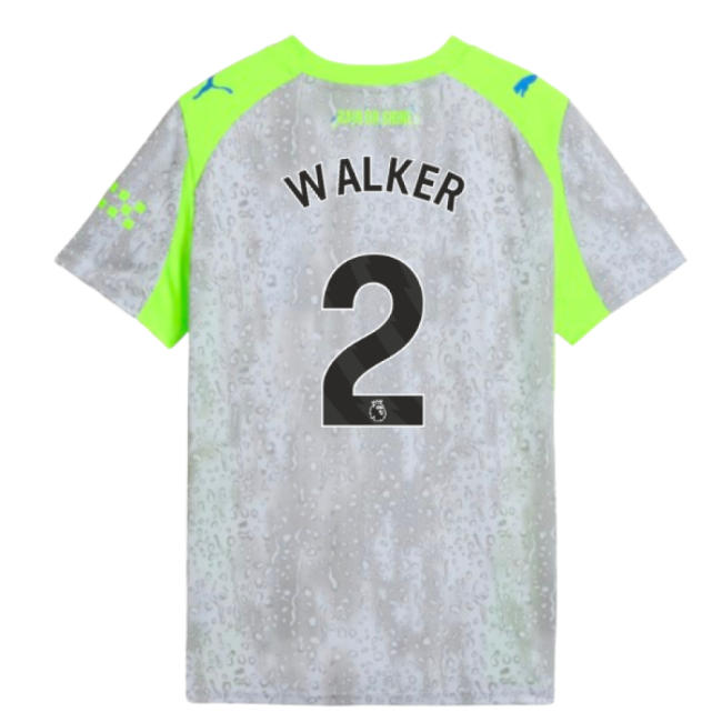 Durable Material Football Man City Third Shirt Kids Walker #2 2024...