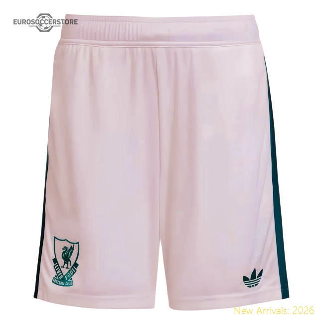 Authentic 2025-2026 Liverpool Third Shorts (white) - Kids - Premium