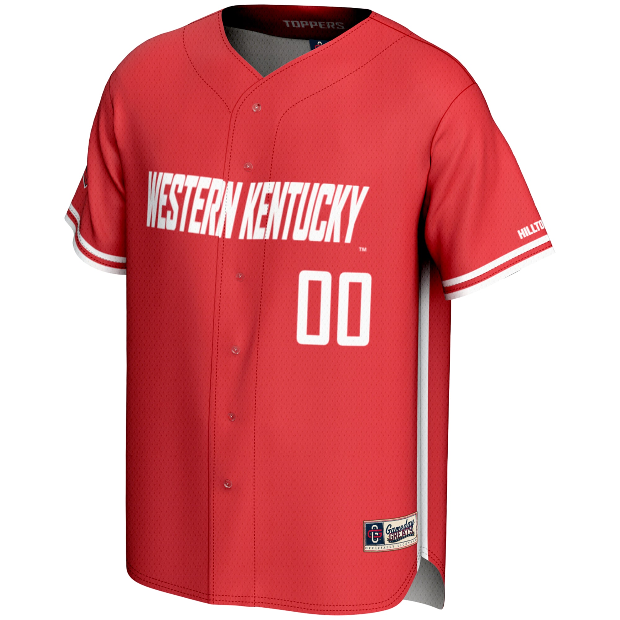 [DDG] Western Kentucky Hilltoppers GameDay Greats NIL Pick-A-Player Lightweight Baseball Jersey - Red