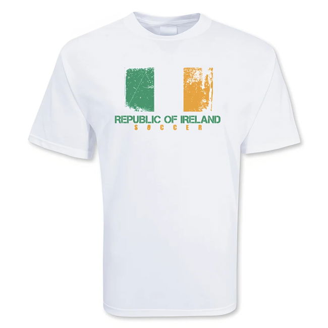 Republic Of Ireland Soccer T-Shirt Quality Oranje Performance