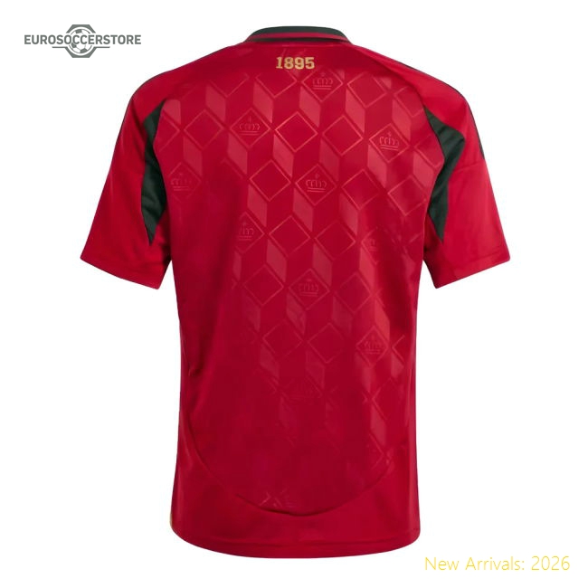 2024-2025 Belgium Home Shirt (Kids) (E.Hazard 10)