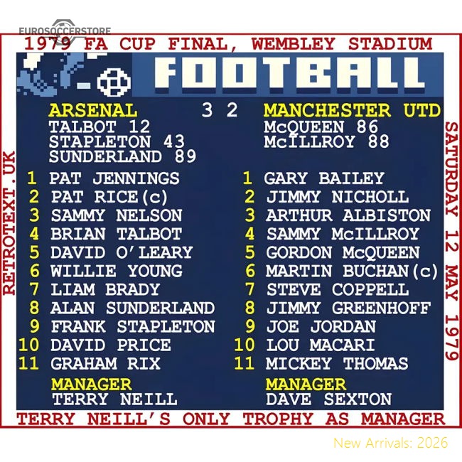 Teams,Arsenal (Arsenal) Club Teams,Premier League,Club 1979 Fa Cup