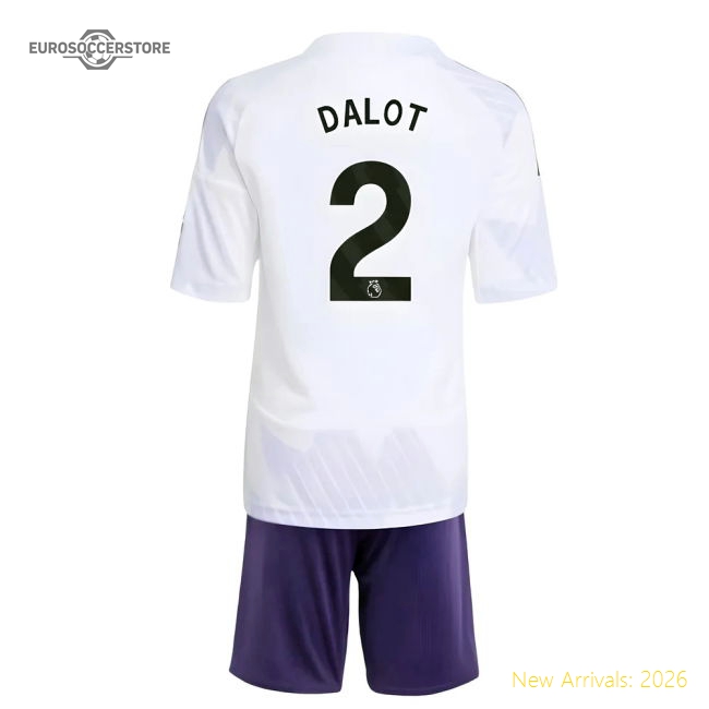 Authentic 2025-2026 Man Utd Away Mini Kit (dalot 2) - Premium Quality