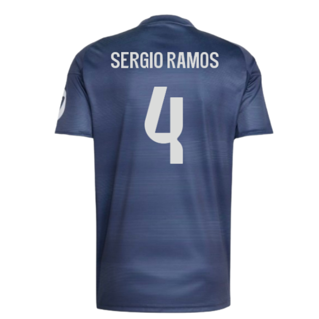 Camiseta Real Madrid 2025-2026 Visitante Hombres - Oficial Con Ramos 4
