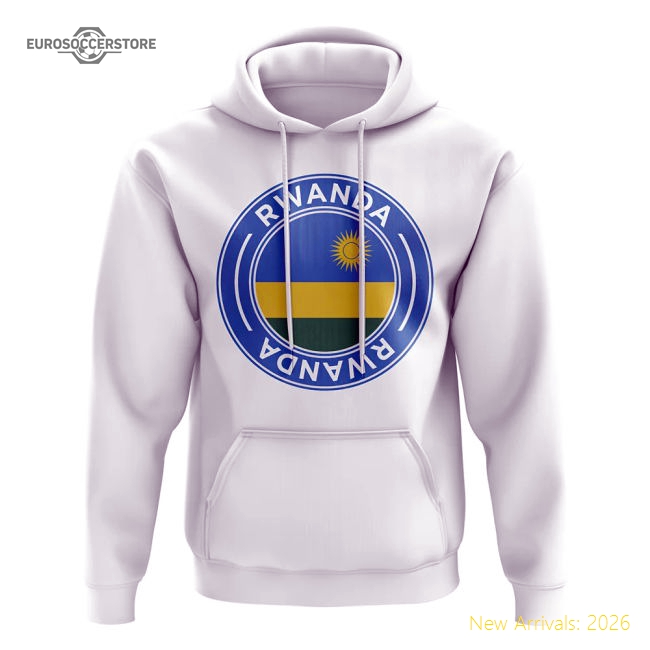 Premium-grade Rwanda Football Badge Hoodie (sky) - Fantastic Value