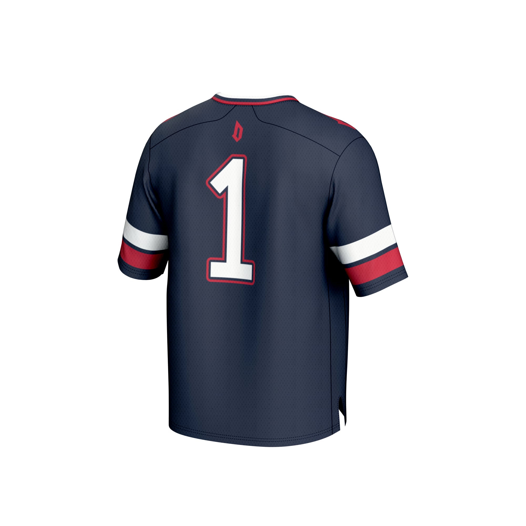 Unisex #1 Navy Duquesne Dukes Lightweight Collegiate Football Fashion Jersey