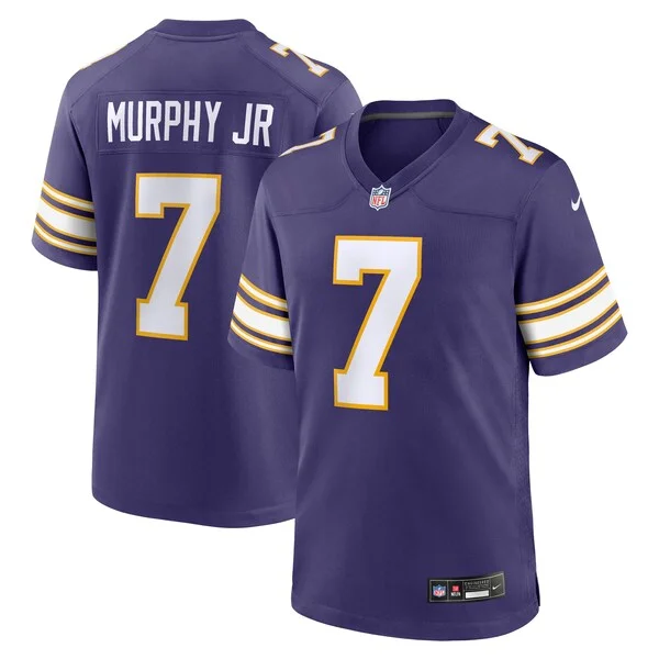 None Game NFL Jersey - Purple | Authentic Football Apparel | NFL Footb