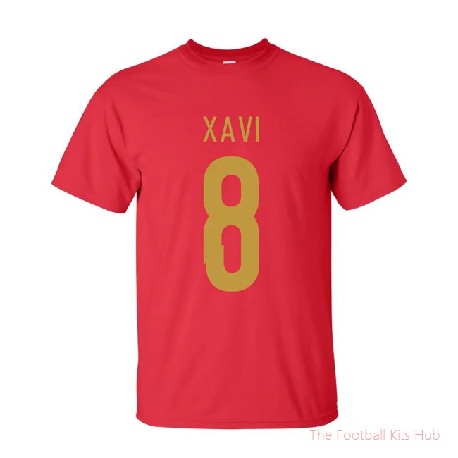 Xavi Spain Hero T-shirt (red)