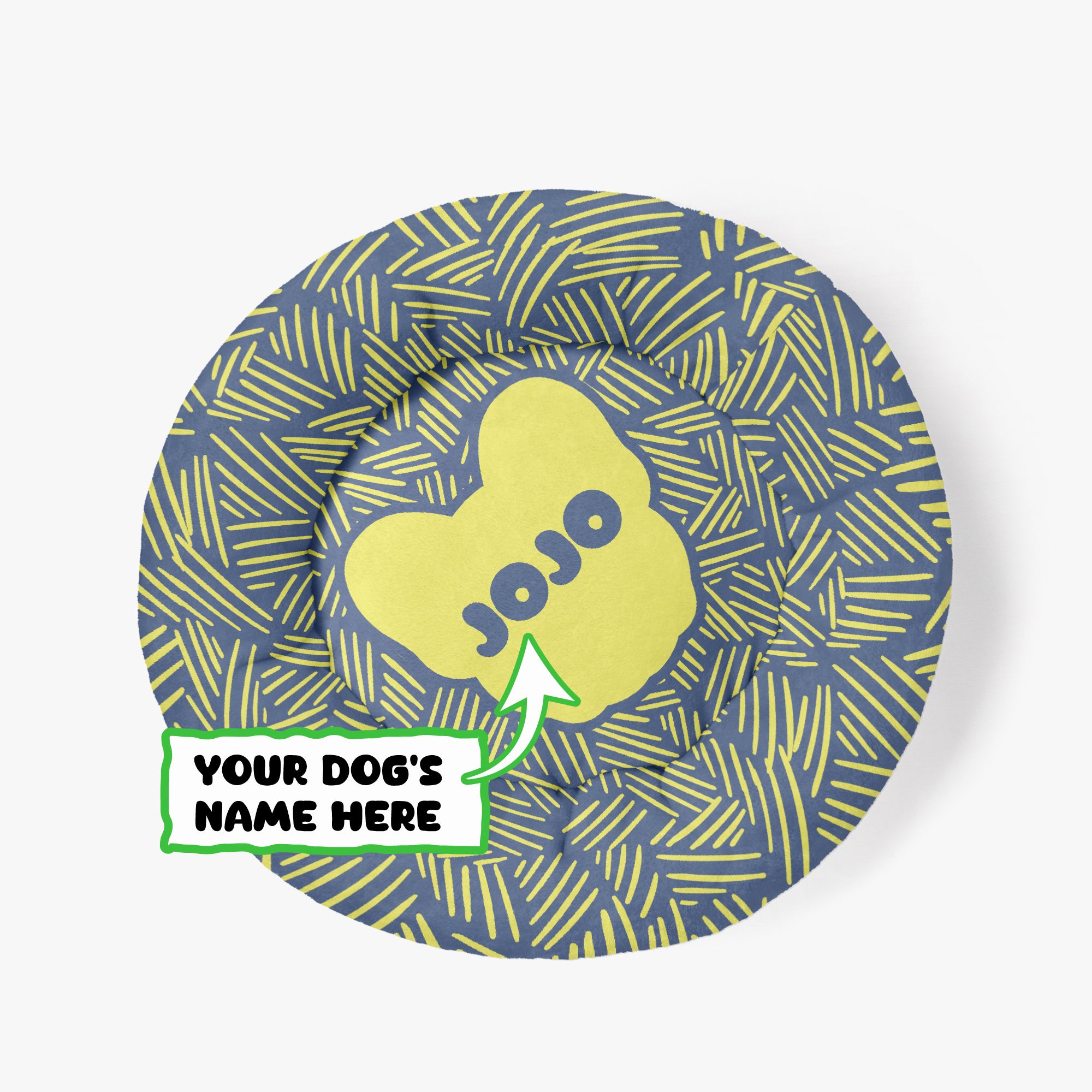 | Personalized Anti-anxiety Donut Bed For French Bulldogs Outdoor Use