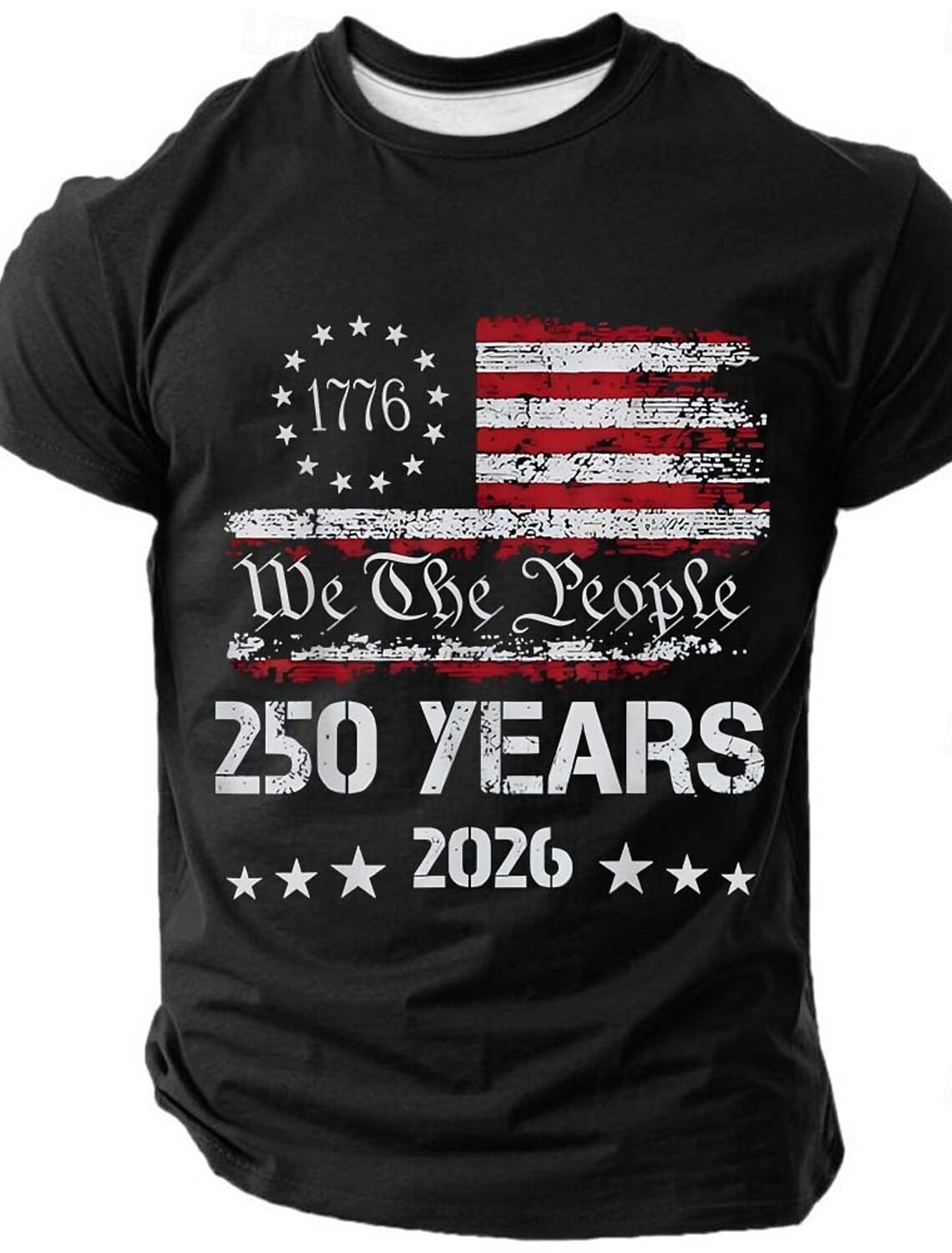 US America 250 Year Anniversary Veterans Day Men's American Flag Po #2