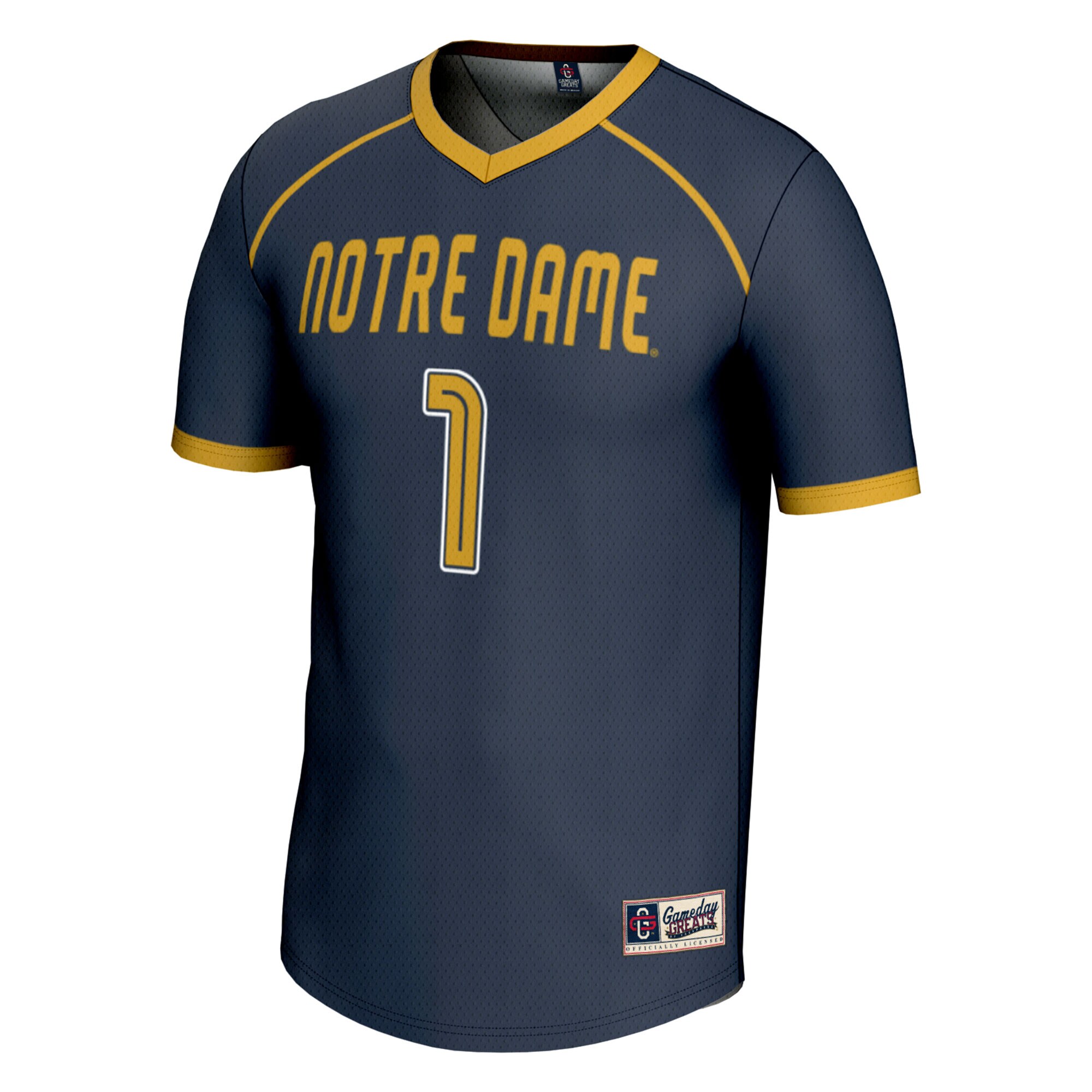 [DDG] Notre Dame Fighting Irish GameDay Greats Youth Lightweight Women's Lacrosse Jersey - Navy