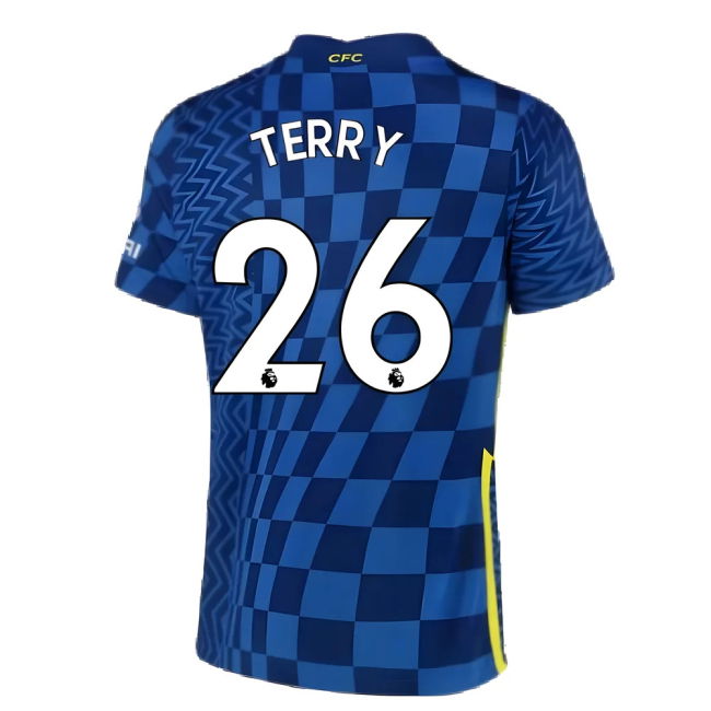 Top Tier Chelsea Terry #26 Updated Design Fervent Football Kit