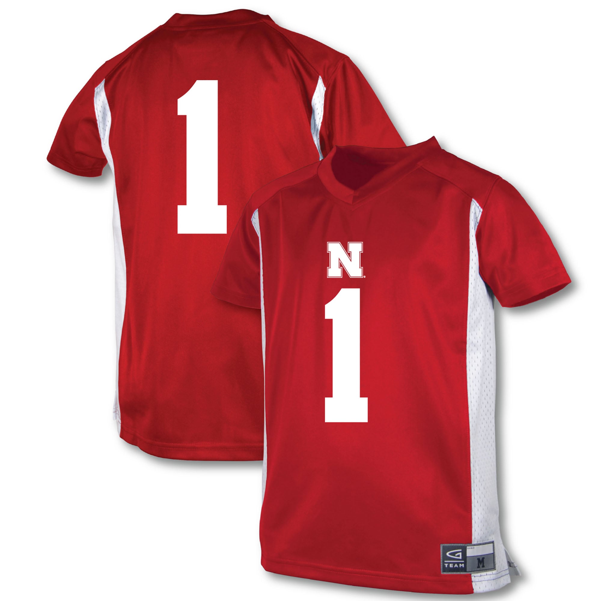 #1 Nebraska Huskers Garb Youth 2026 Season Football Jersey - Scarlet