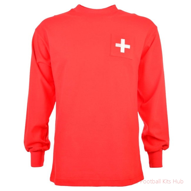 Men Switzerland 1960 Retro Football Shirt