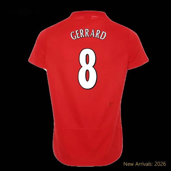 Liverpool Home Fan Version Womens 2005 Istanbul Jersey Match Day Wear