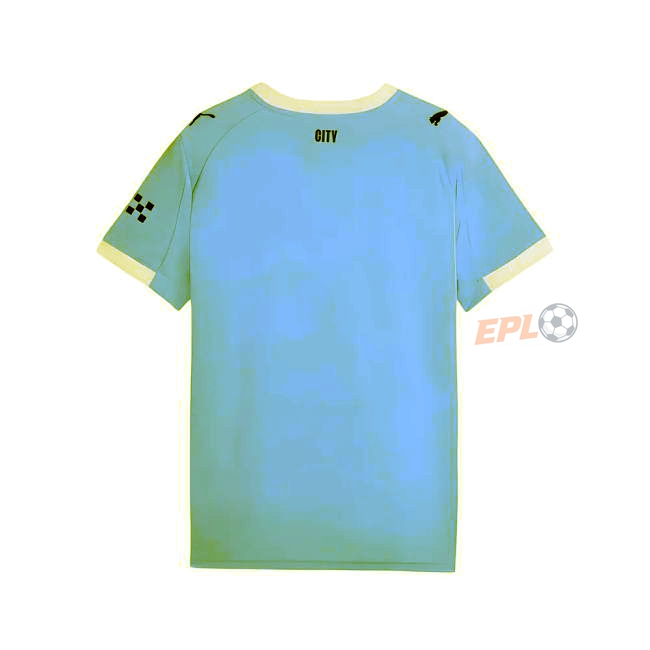 2025-20 Man City Soccer Jerseys top quality Home Shirt - Kids