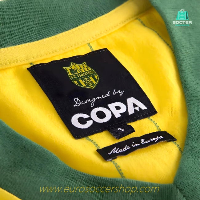 FC Nantes COPA 1982 - 83 Retro Football Shirt