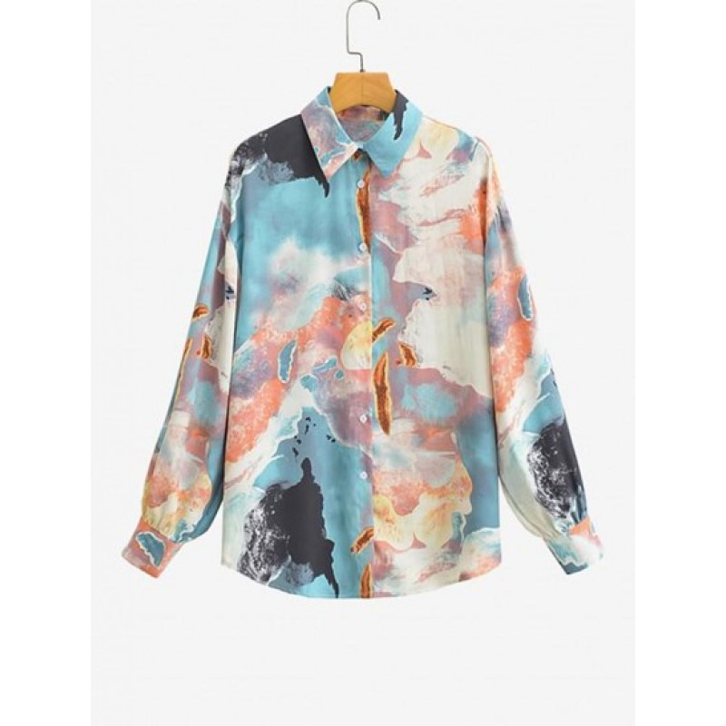 Tie Dye Long Sleeve Shirt WB6706