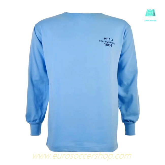 Manchester City 1904 FA Cup Winners Retro Football Shirt
