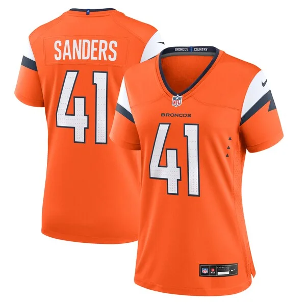 None Game NFL Jersey - Orange | Top-Grade Football Apparel | NFL Footb