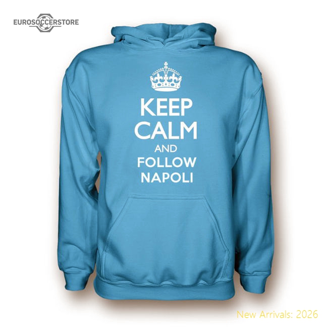 High-quality Keep Calm And Follow Partenopei Hoody (sky Blue)