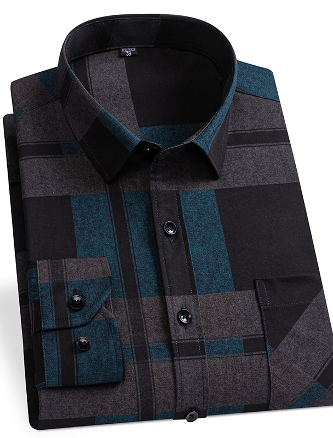 Men's Plaid / Striped / Chevron / Round Quinceañera & Sweet Sixteen Corporate Clothing Light Yellow Black Red Blue Long Sleeve Turndown All Seasons Clothing Apparel Buckle