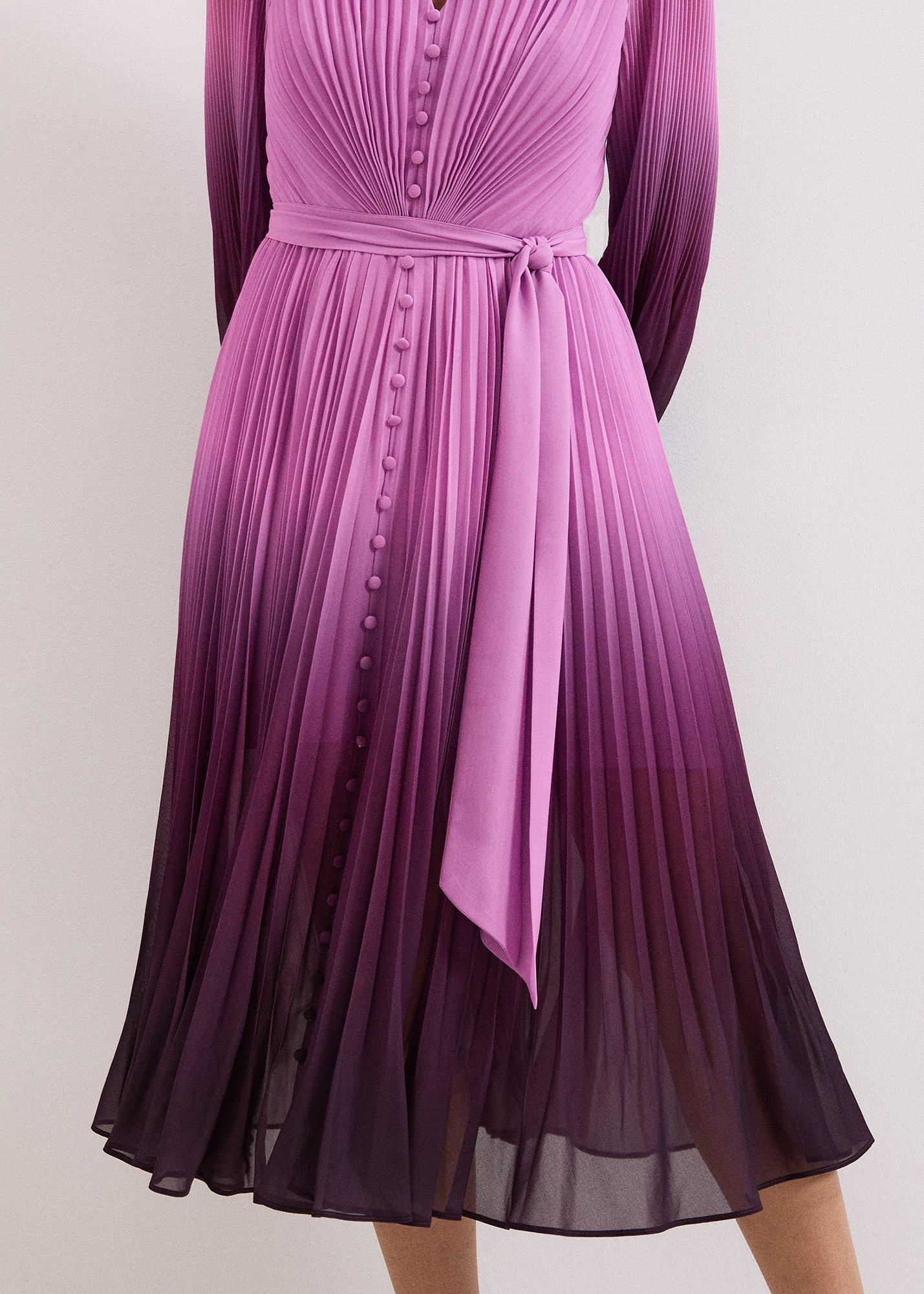 Petite Mira Ombre Midi Dress