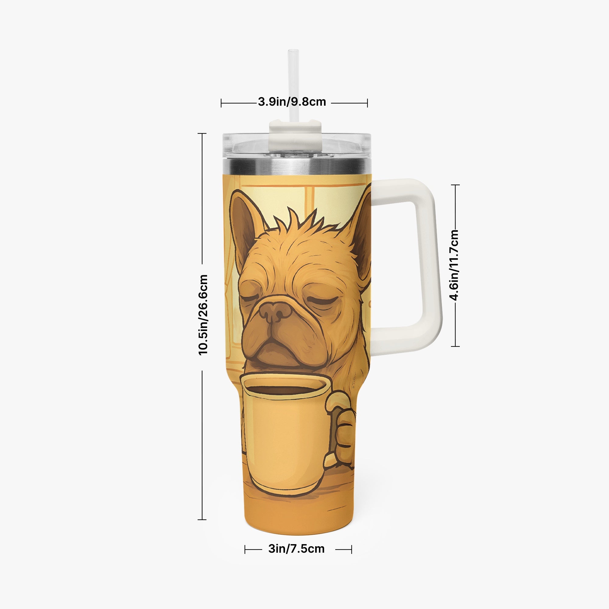 Everyday Culture-Inspired Meatball - Car Tumbler Cup for Casual Outings