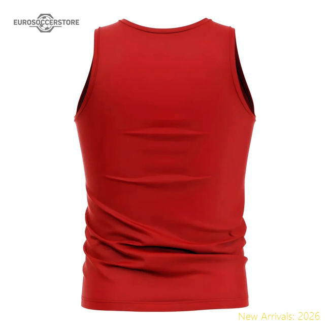 Seychelles Core Football Country Sleeveless Tee (red) - World Cup Edition
