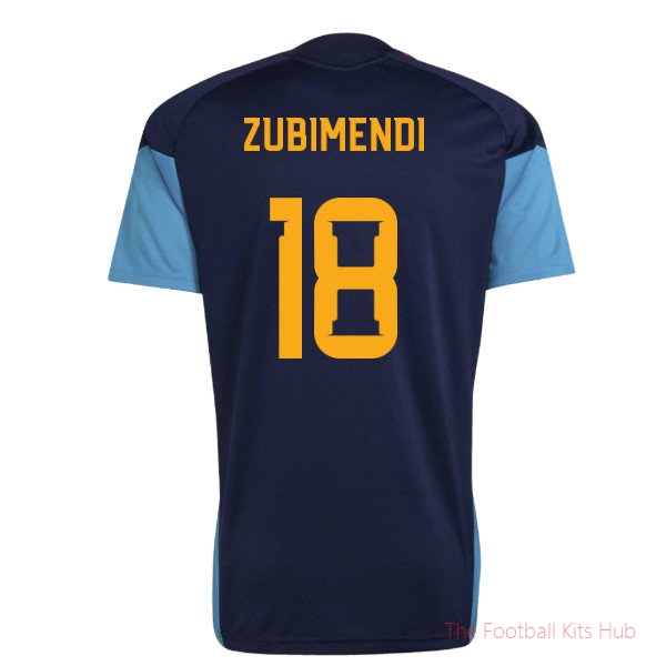 [LK] 2026/27 Spain Training Jersey (Night Indigo) (Zubimendi 18)