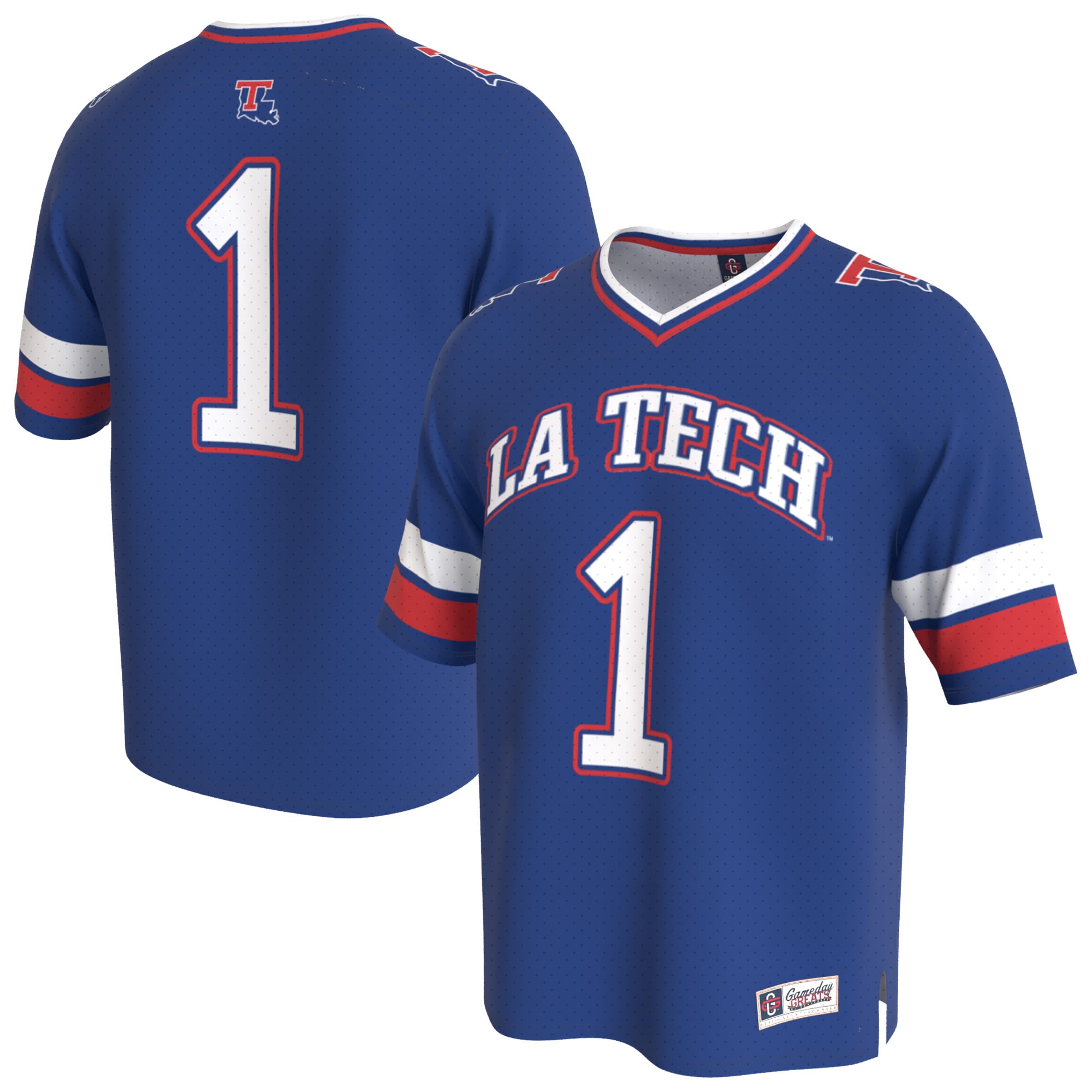 Louisiana Tech Bulldogs GameDay Greats Youth Lightweight Collegiate Football Fashion 2026 Season Football Jersey - Royal