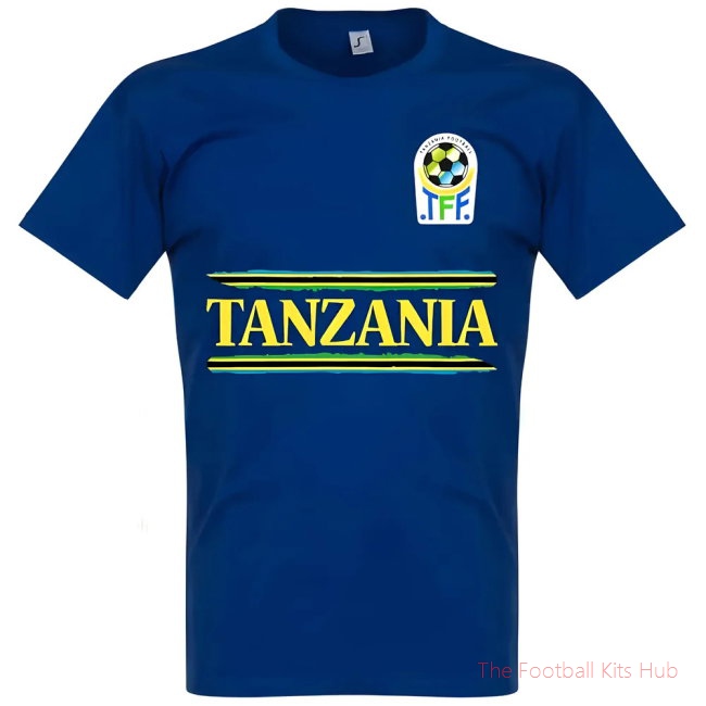 Men Tanzania Team T-Shirt - Blue