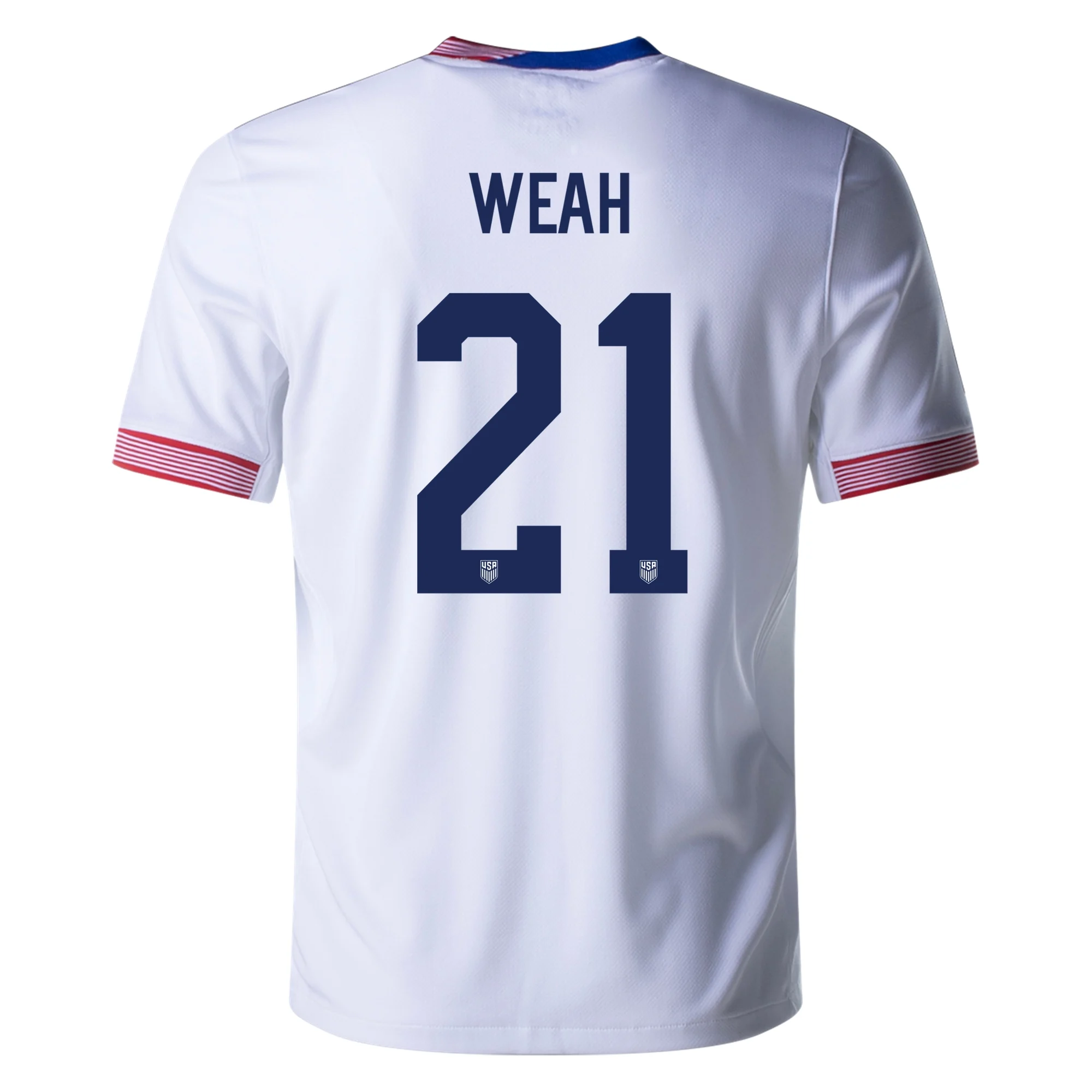 USA Timothy Weah 2024-2025 Home Jersey –  Edition S
