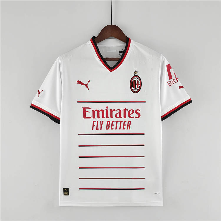 AC Milan 2223 Away White Soccer Jersey Football Shirt - Official