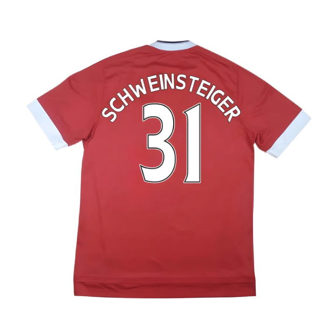Manchester United 2015-16 Home Shirt (Excellent) (Schweinsteiger 31)