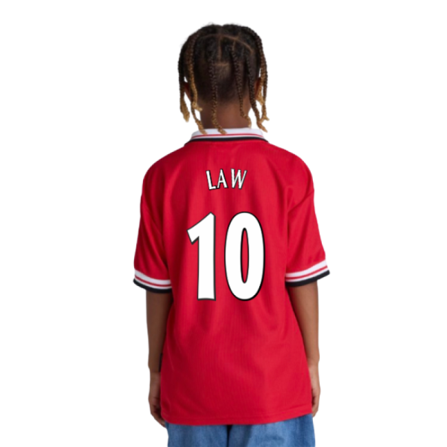 World Cup Premium 1998-2000 Manchester United Home Shirt (Kids) (La...