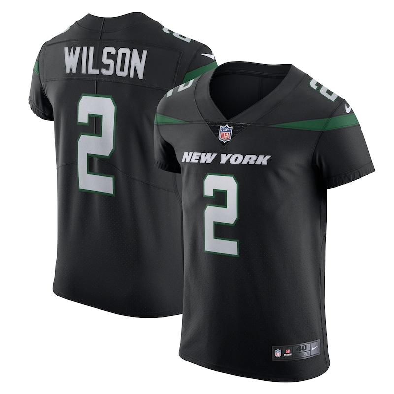 None Zach Wilson New York Jets Football Franchise Replica Jersey