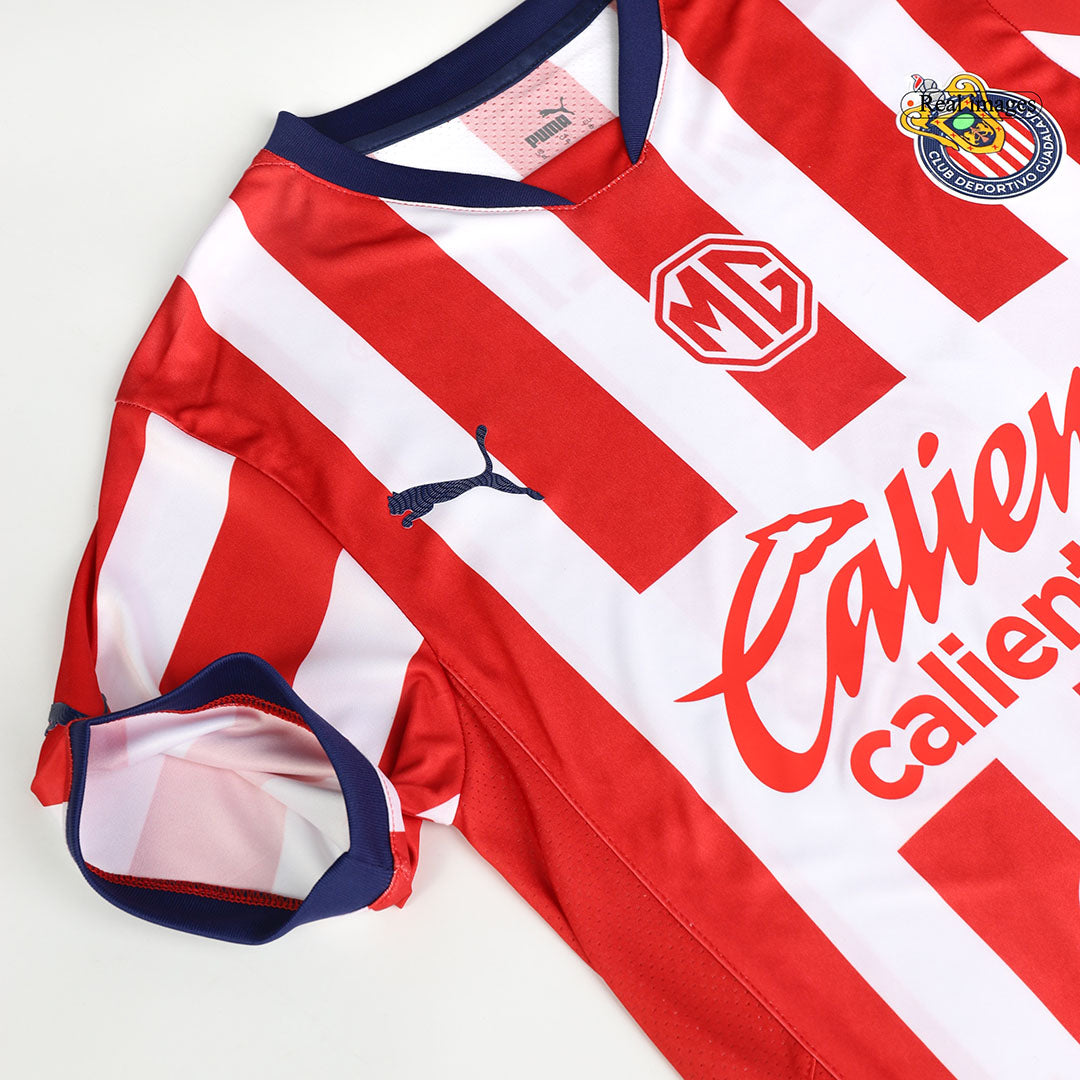 Player Version Chivas Home  Soccer Jersey 2024/25 Authentic Kit