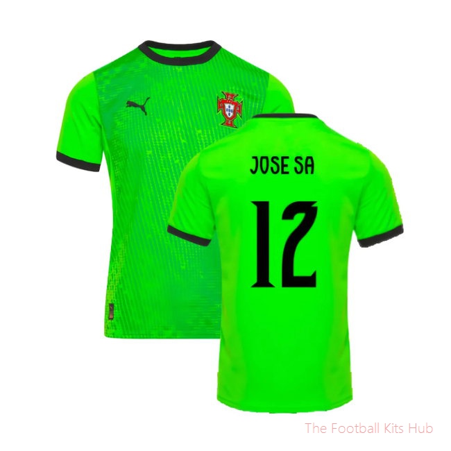 [EFS] 2025/26 Portugal Home Goalkeeper Shirt (Green) (Jose Sa 12)