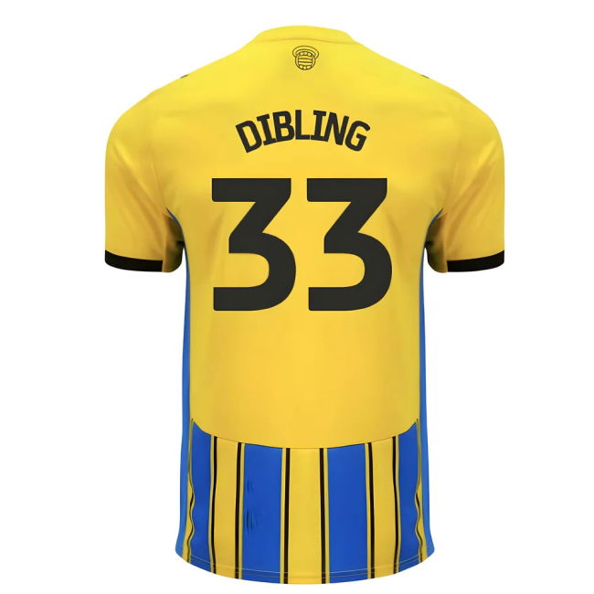 Southampton Southampton Away Shirt Kids Dibling #33 Match Quality ...