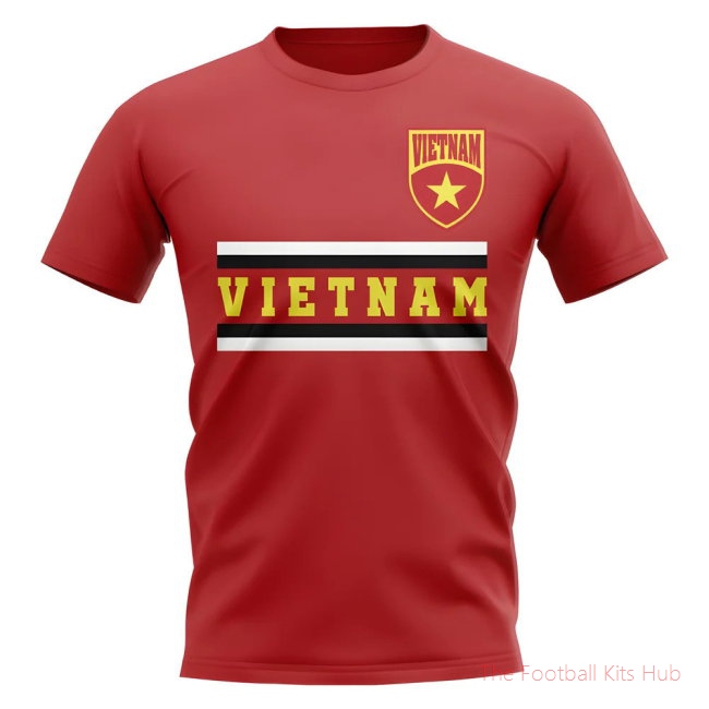 Vietnam Core Football Country T-Shirt (Red)