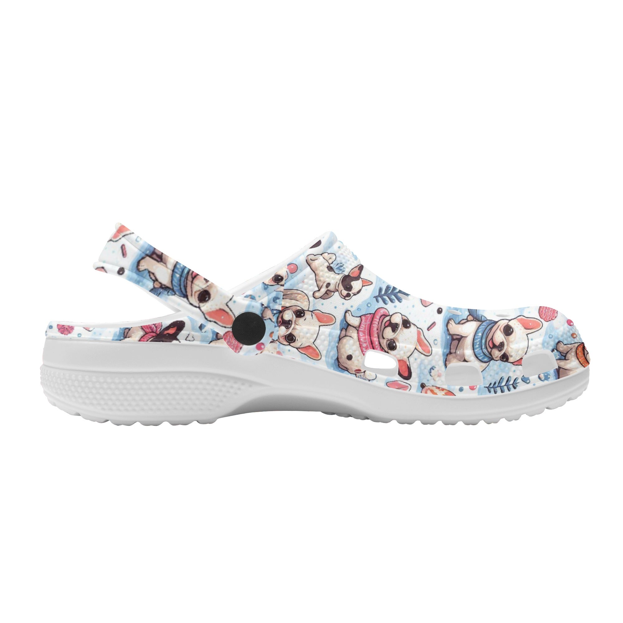 French Bulldog Princess Unisex Clogs Comfy Pet Product