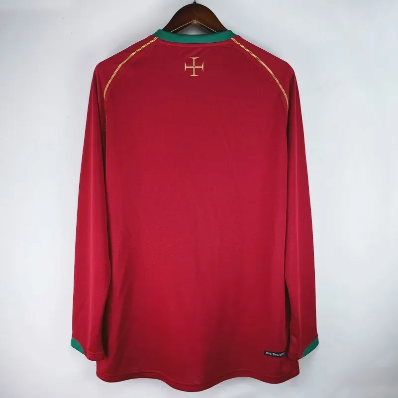 Cheap 2006 Portugal Long Sleeve Jersey retro kit