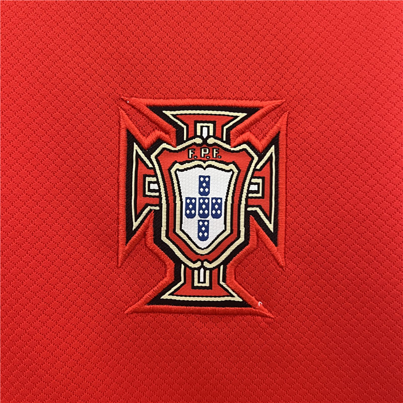 Women's UEFA Euro 2024 Portugal Home Red Soccer Jersey Football Shirt