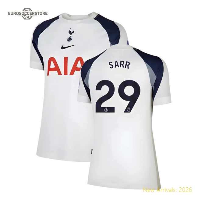 Tottenham Hotspur 2024-25 Home Fan Version For Women (Sarr Match
