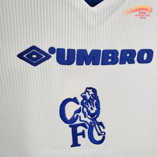 Chelsea 98-00 Away White Football Kit
