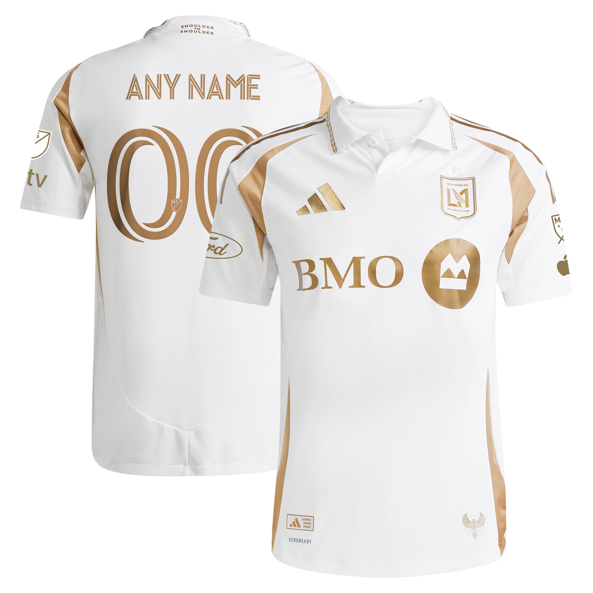 [SJH] LAFC 2025 Secondary Authentic Custom Jersey - White