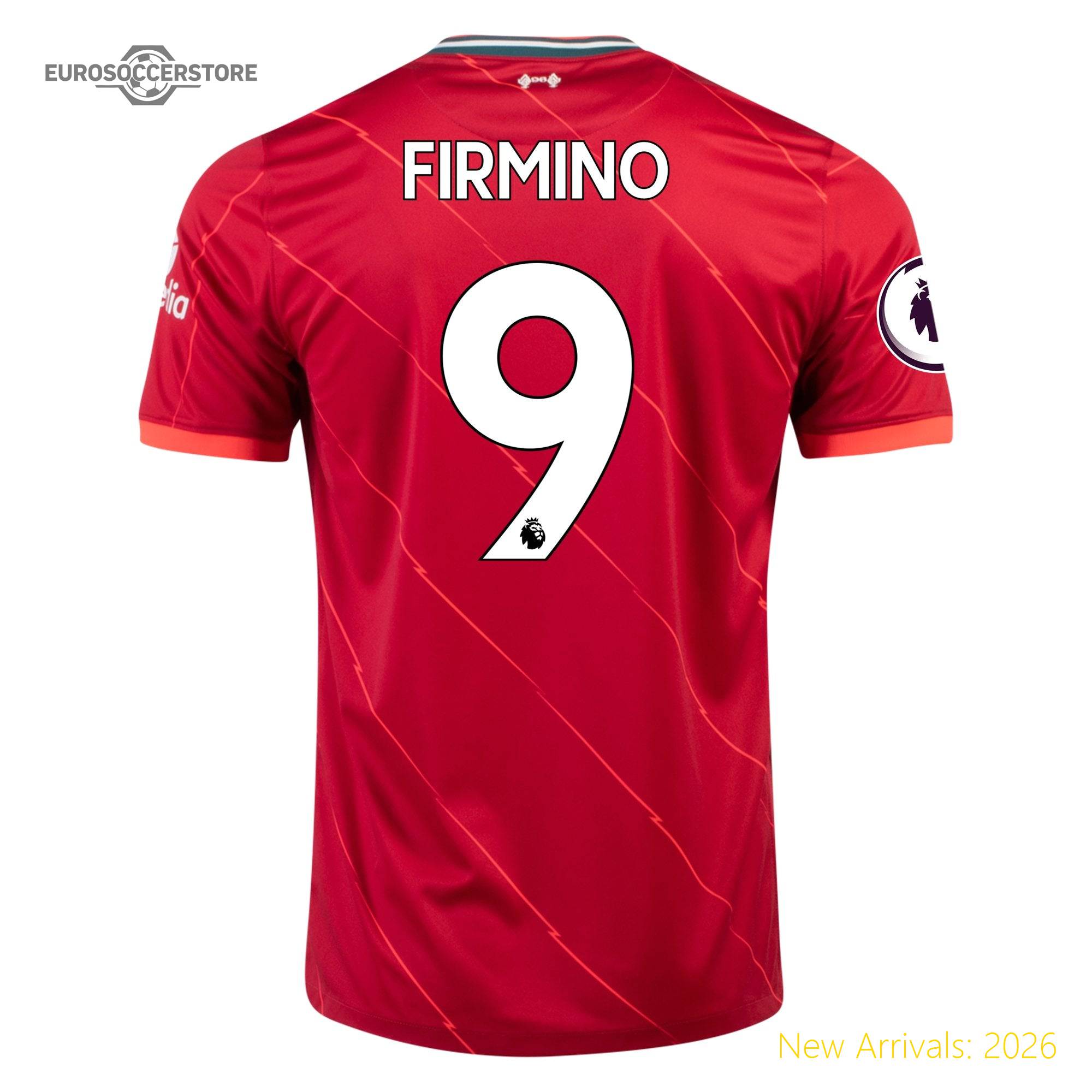 League Approved Adult Liv Firmino Home Premium Jersey 2021