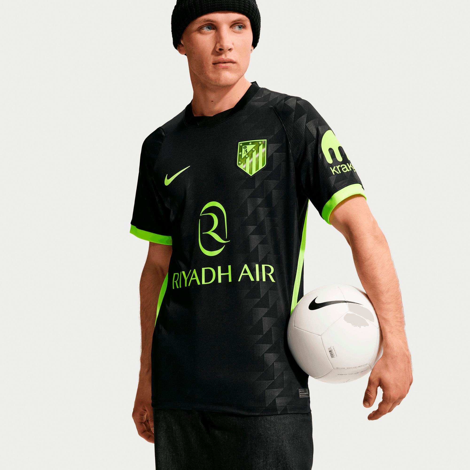 [SJH] Atletico de Madrid 2026/27 Away Stadium Replica Jersey - Black