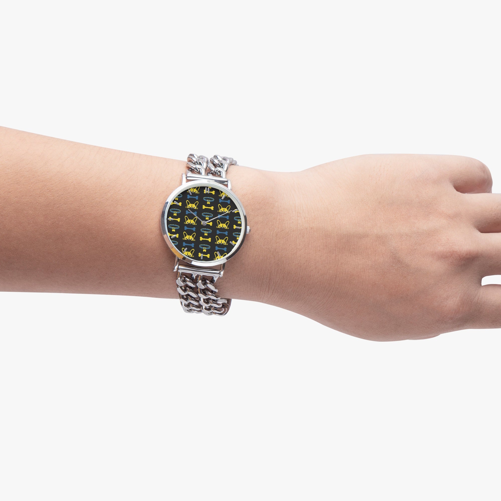 High-Quality Bernette - Chic Hollow Strap Watch For Frenchie Lovers f...